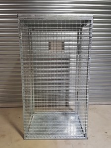 Thumbnail image of Gas Cylinder Bottle Storage Cage 86x100x187cm LWH