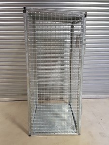 Thumbnail image of Gas Cylinder Bottle Storage Cage 86x100x187cm LWH