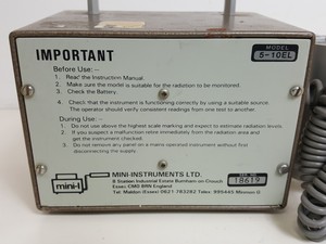 Thumbnail image of 4 X Mini-Instruments Mini-Monitor G.M & Scintillation Meters - 510 & 540 Lab