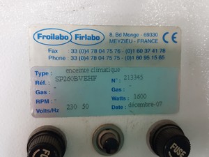 Thumbnail image of Firlabo Climate Chamber Model - SP-260BVEHF Lab