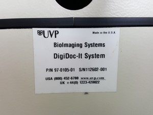 Thumbnail image of UVP DigiDoc-IT Gel Imaging System with Transilluminator TFM-20 lab