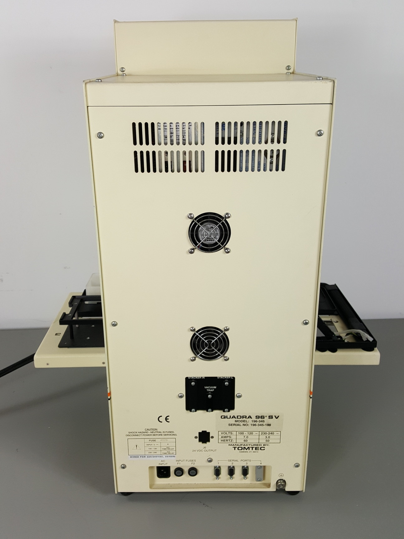 Image of Tomtec Quadra 96 SV Model 345 Liquid Handling System - 7554-85 Economy Drive Lab