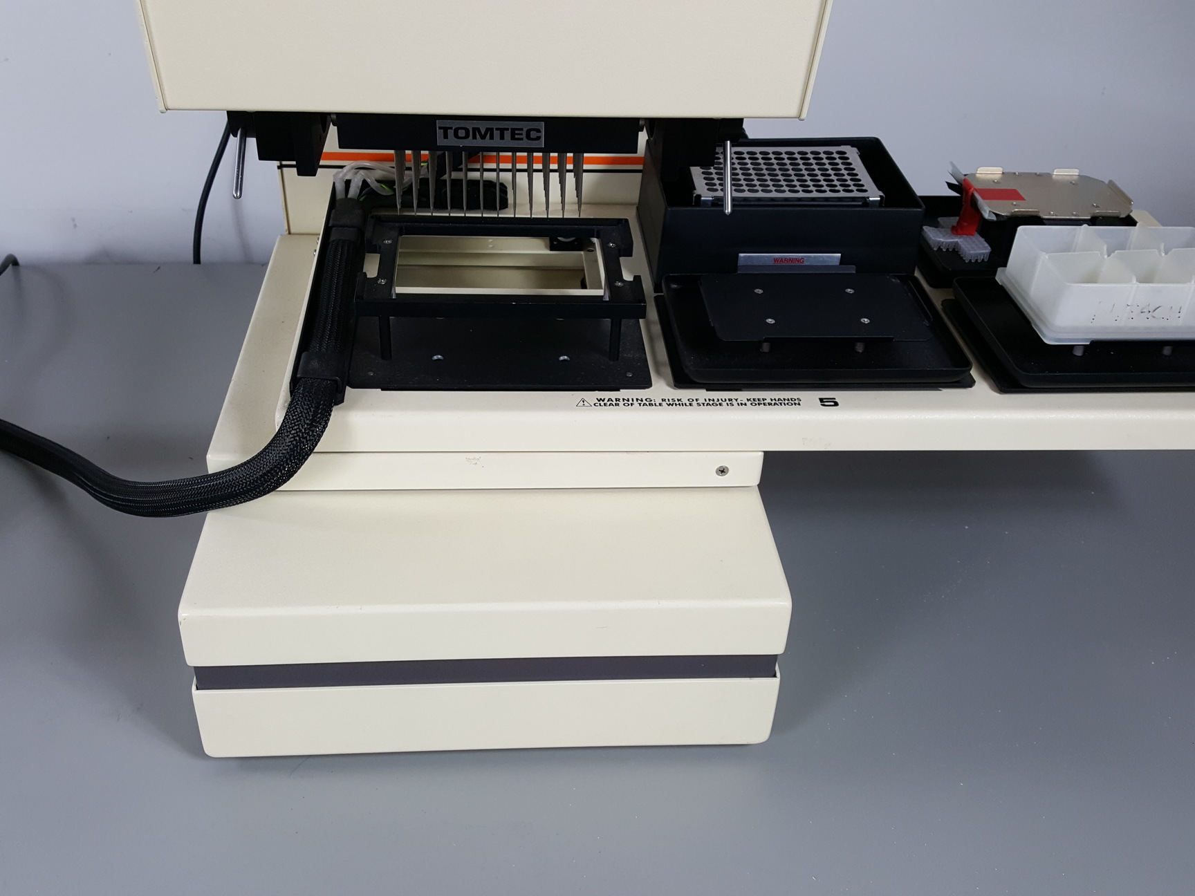 Image of Tomtec Quadra 96 SV Model 345 Liquid Handling System - 7554-85 Economy Drive Lab