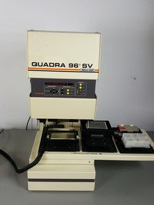 Thumbnail image of Tomtec Quadra 96 SV Model 345 Liquid Handling System - 7554-85 Economy Drive Lab