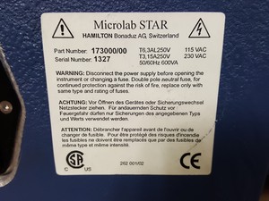 Thumbnail image of Hamilton Microlab Star Automated Robotic Liquid Handling System Lab