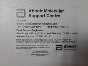 Thumbnail image of Abbott M2000SP Liquid Handler RealTime Molecular Biology Analyser RT-PCR Lab