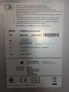 Thumbnail image of Abbott M2000SP Liquid Handler RealTime Molecular Biology Analyser RT-PCR Lab