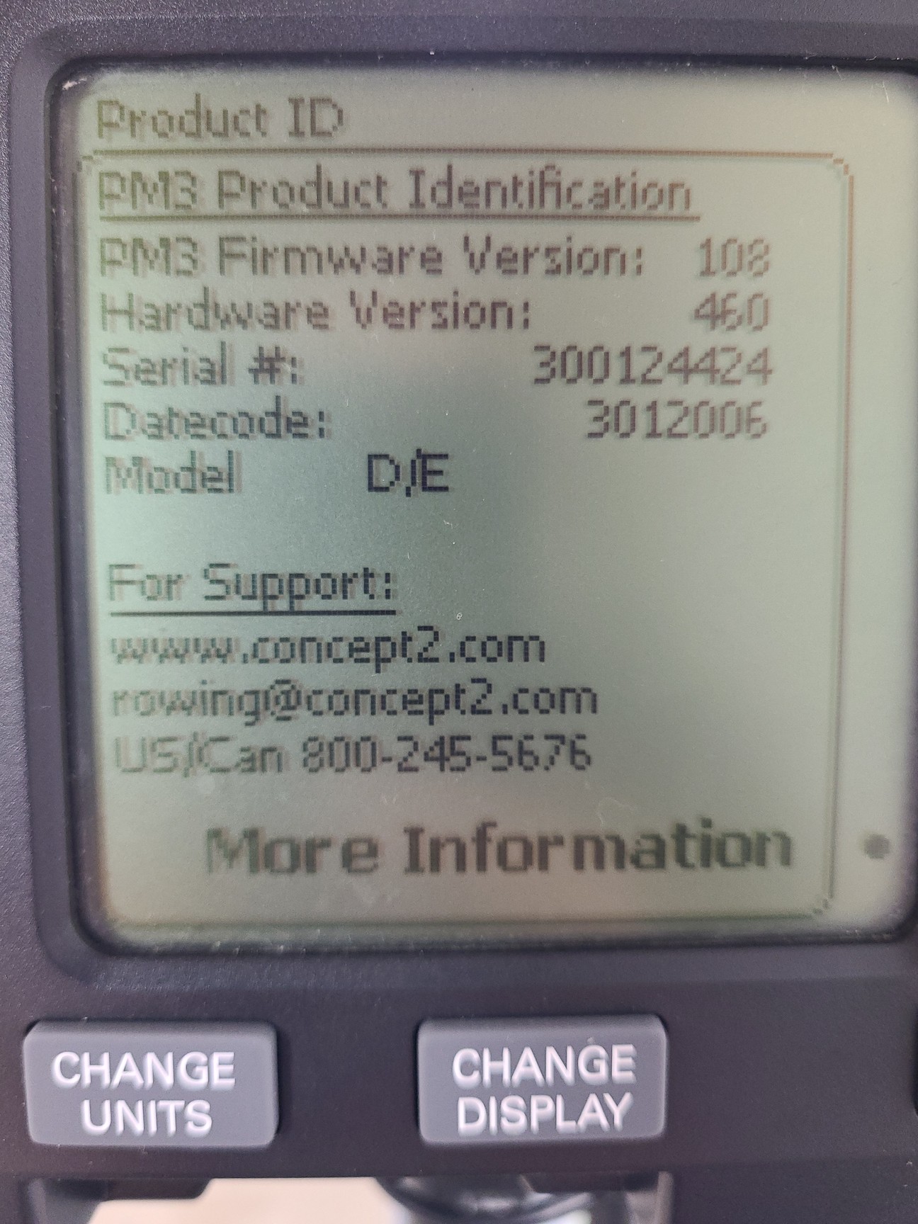 Image of Concept 2 Model D Indoor Rowing Machine Rower Commercial Gym