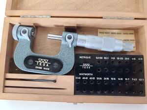 Thumbnail image of Job Lot Vintage Measuring - Micrometers, Gauges, Indicators, Starrett, M&W,