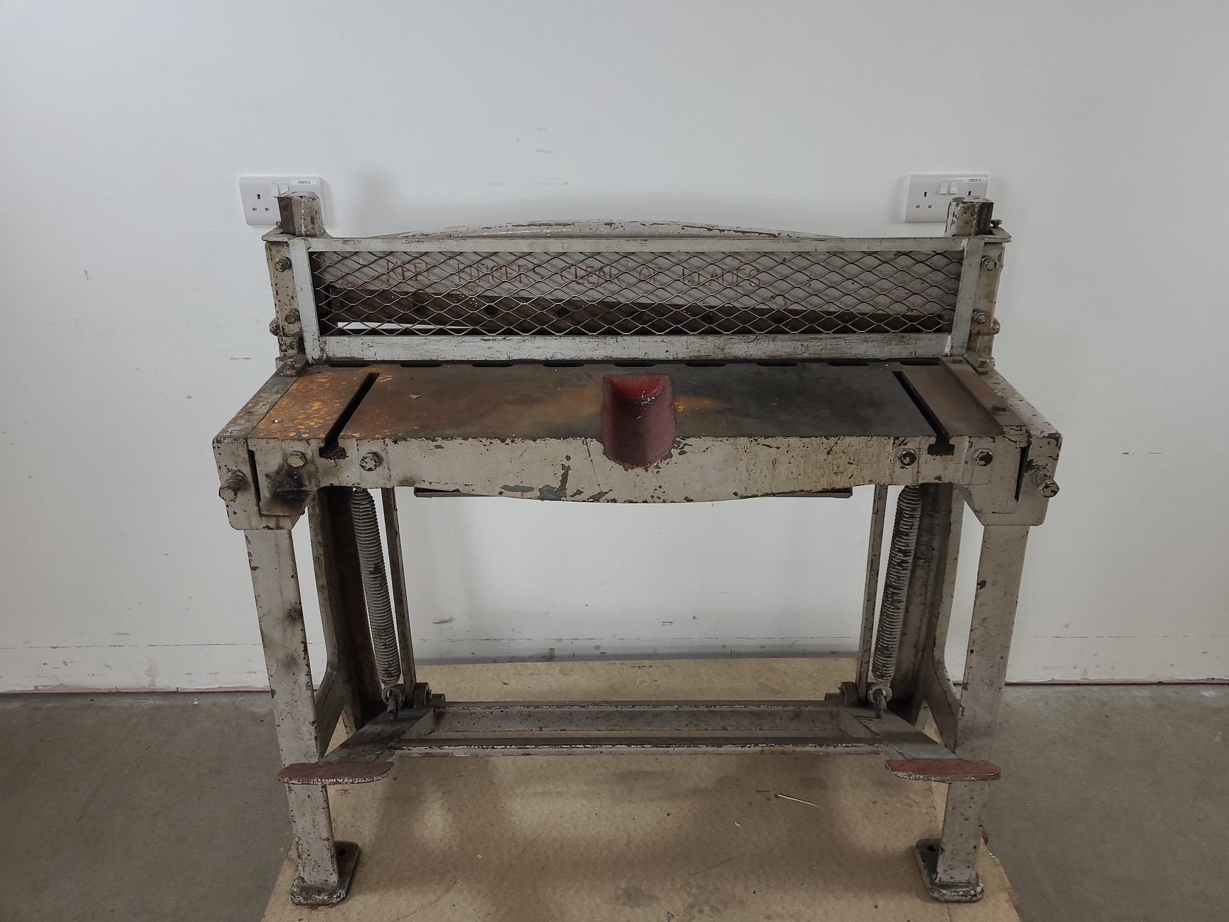 Image of Engineering Workshop Foot-Operated Sheet Metal Guillotine