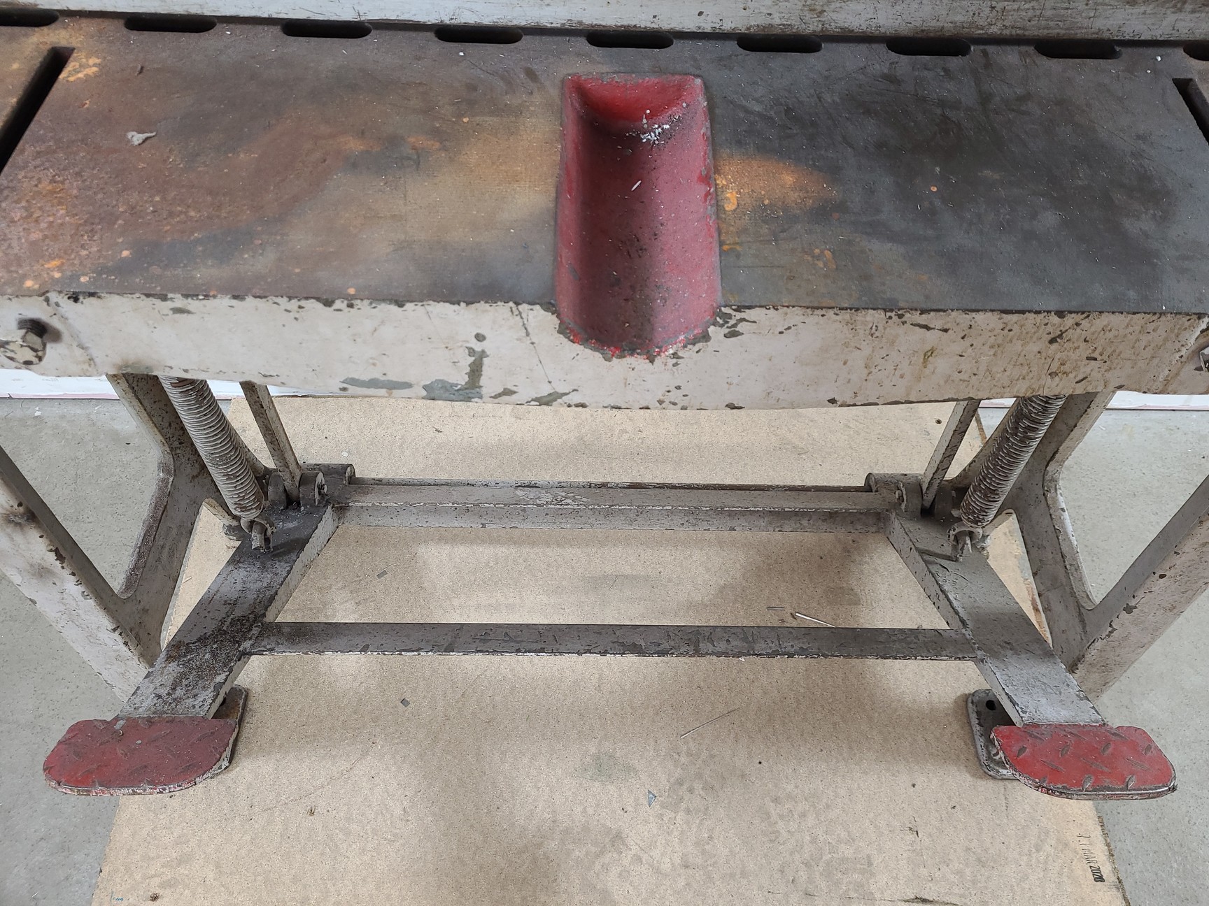 Image of Engineering Workshop Foot-Operated Sheet Metal Guillotine