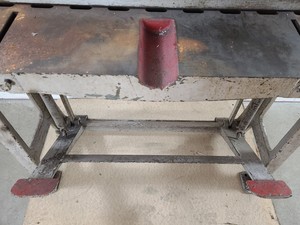 Thumbnail image of Engineering Workshop Foot-Operated Sheet Metal Guillotine 