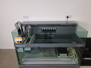 Thumbnail image of Tecan Freedom Evo WS Illumina Liquid Handling Robot System Lab