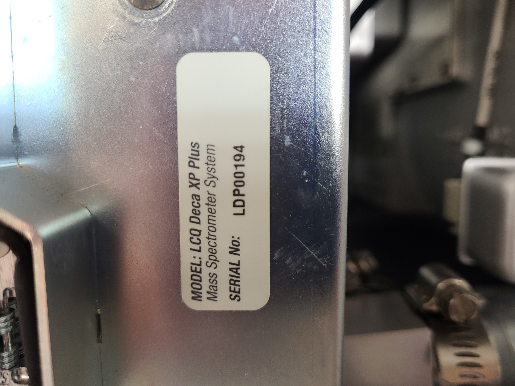 Image of Thermo Finnigan LCQ Deca XP Plus Mass Spectrometer Lab Spares/Repairs