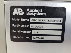 Thumbnail image of Applied Biosystems Mariner Biospectrometry Spectrometer Workstation Mass Spec 