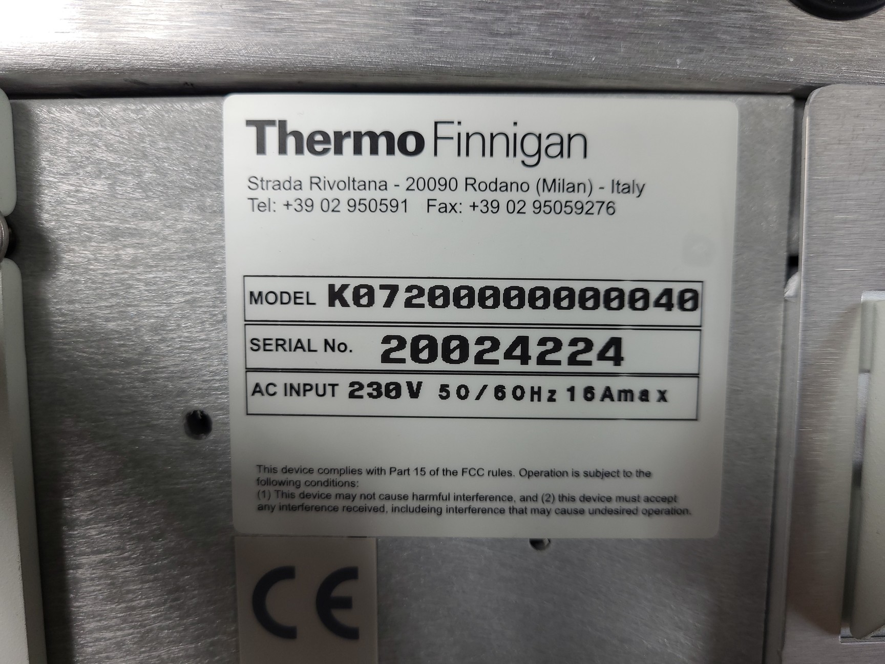 Image of Thermo Finnigan Trace GC Gas Chromatograph Model K07200000000040 Lab