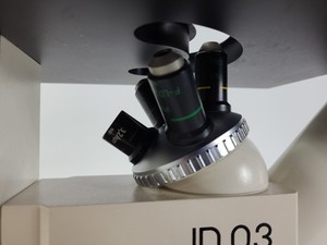 Thumbnail image of Zeiss 471202-9903 Inverted Binocular Microscope with 4 x Objectives ph 1 Lab