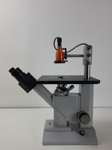 Thumbnail image of Zeiss  47 12 02 - 9901 Inverted Binocular Microscope w/ 3 x Objectives Ph 1 Lab