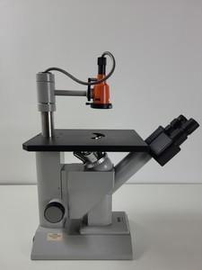 Thumbnail image of Zeiss  47 12 02 - 9901 Inverted Binocular Microscope w/ 3 x Objectives Ph 1 Lab
