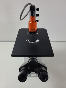 Thumbnail image of Zeiss  47 12 02 - 9901 Inverted Binocular Microscope w/ 3 x Objectives Ph 1 Lab