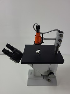 Thumbnail image of Zeiss  47 12 02 - 9901 Inverted Binocular Microscope w/ 3 x Objectives Ph 1 Lab