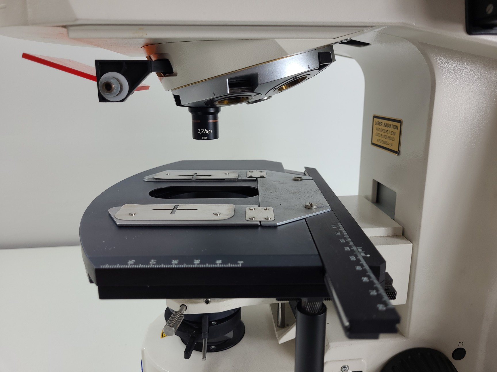 Image of Zeiss Axioplan 2 Imaging Trinocular Microscope w/ 3,2/0,07  160/- Objective Lab