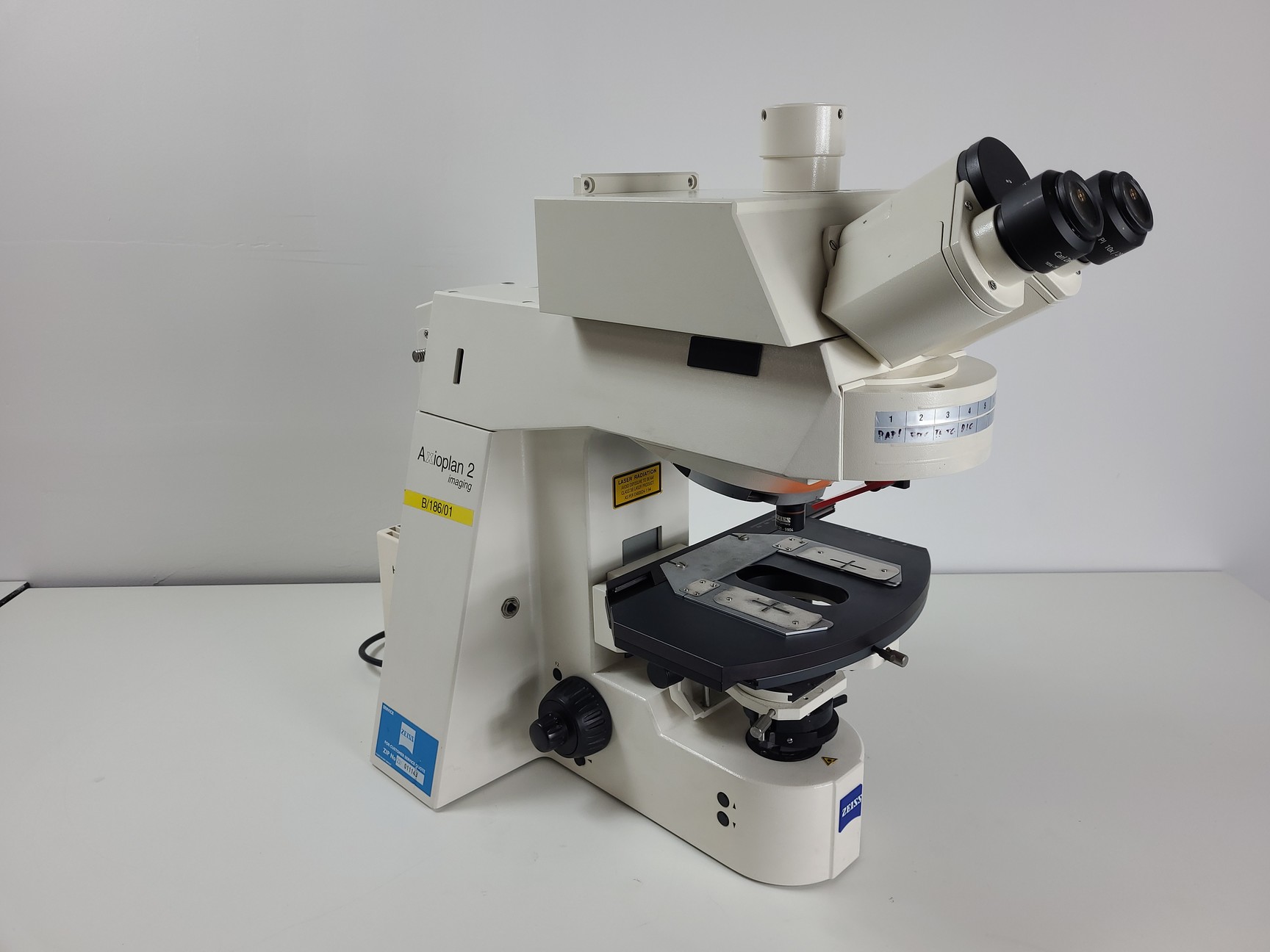 Image of Zeiss Axioplan 2 Imaging Trinocular Microscope w/ 3,2/0,07  160/- Objective Lab