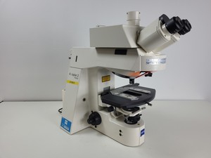 Thumbnail image of Zeiss Axioplan 2 Imaging Trinocular Microscope w/ 3,2/0,07  160/- Objective Lab