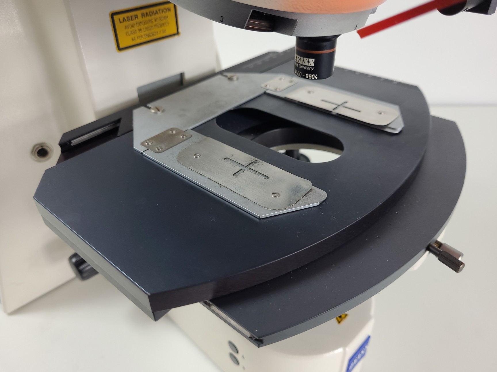 Image of Zeiss Axioplan 2 Imaging Trinocular Microscope w/ 3,2/0,07  160/- Objective Lab