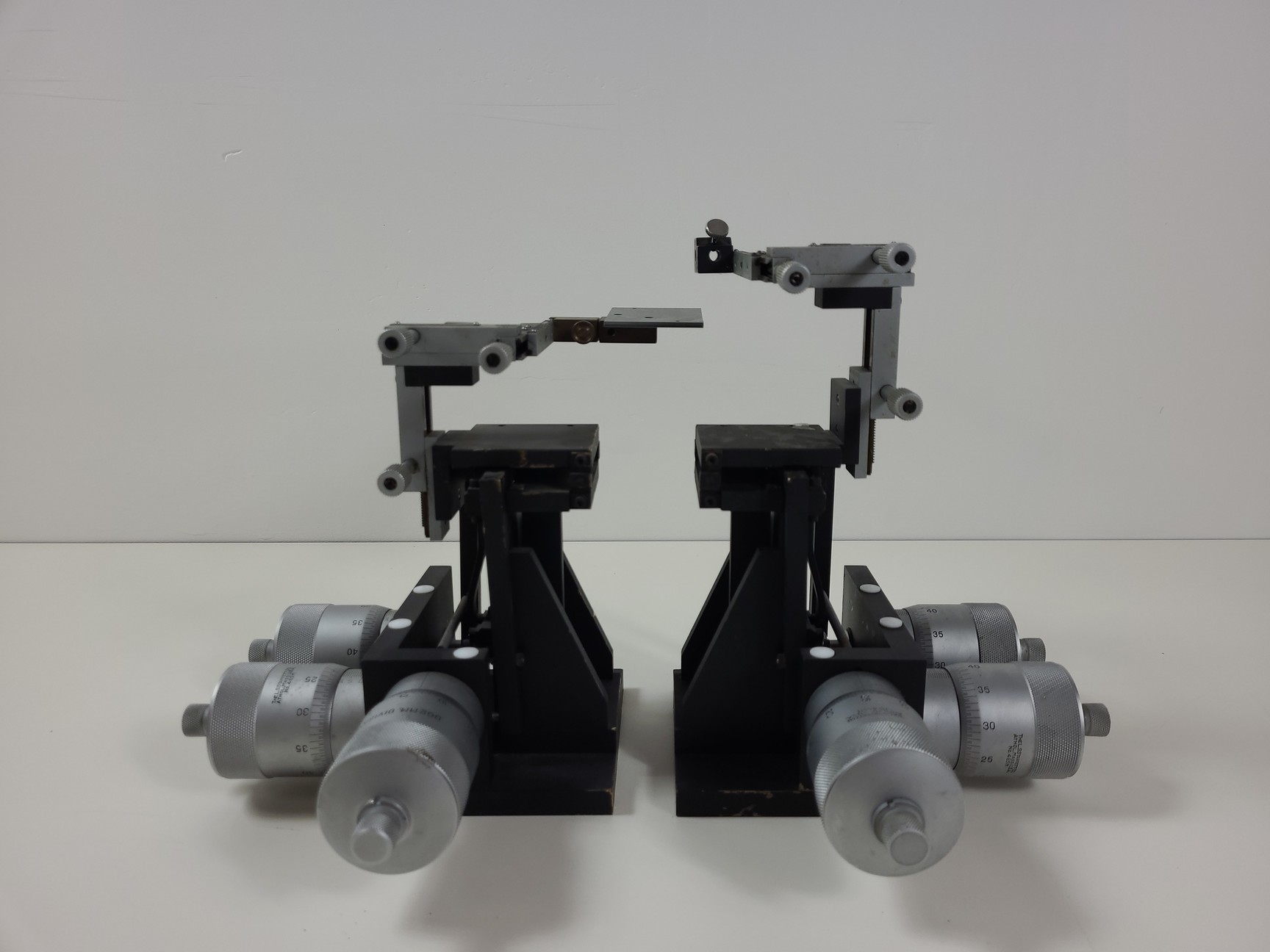 Image of 2 x Micromanipulator Parts The L.S. Starrett Co Athol. Mass. USA. No 465M Lab