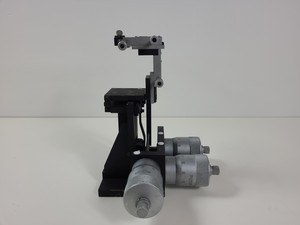 Thumbnail image of 2 x Micromanipulator Parts The L.S. Starrett Co Athol. Mass. USA. No 465M Lab