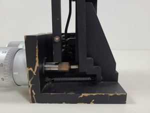 Thumbnail image of 2 x Micromanipulator Parts The L.S. Starrett Co Athol. Mass. USA. No 465M Lab