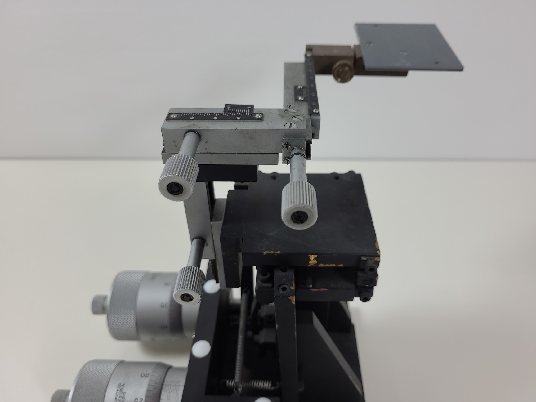 Image of 2 x Micromanipulator Parts The L.S. Starrett Co Athol. Mass. USA. No 465M Lab