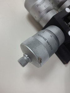 Thumbnail image of 2 x Micromanipulator Parts The L.S. Starrett Co Athol. Mass. USA. No 465M Lab