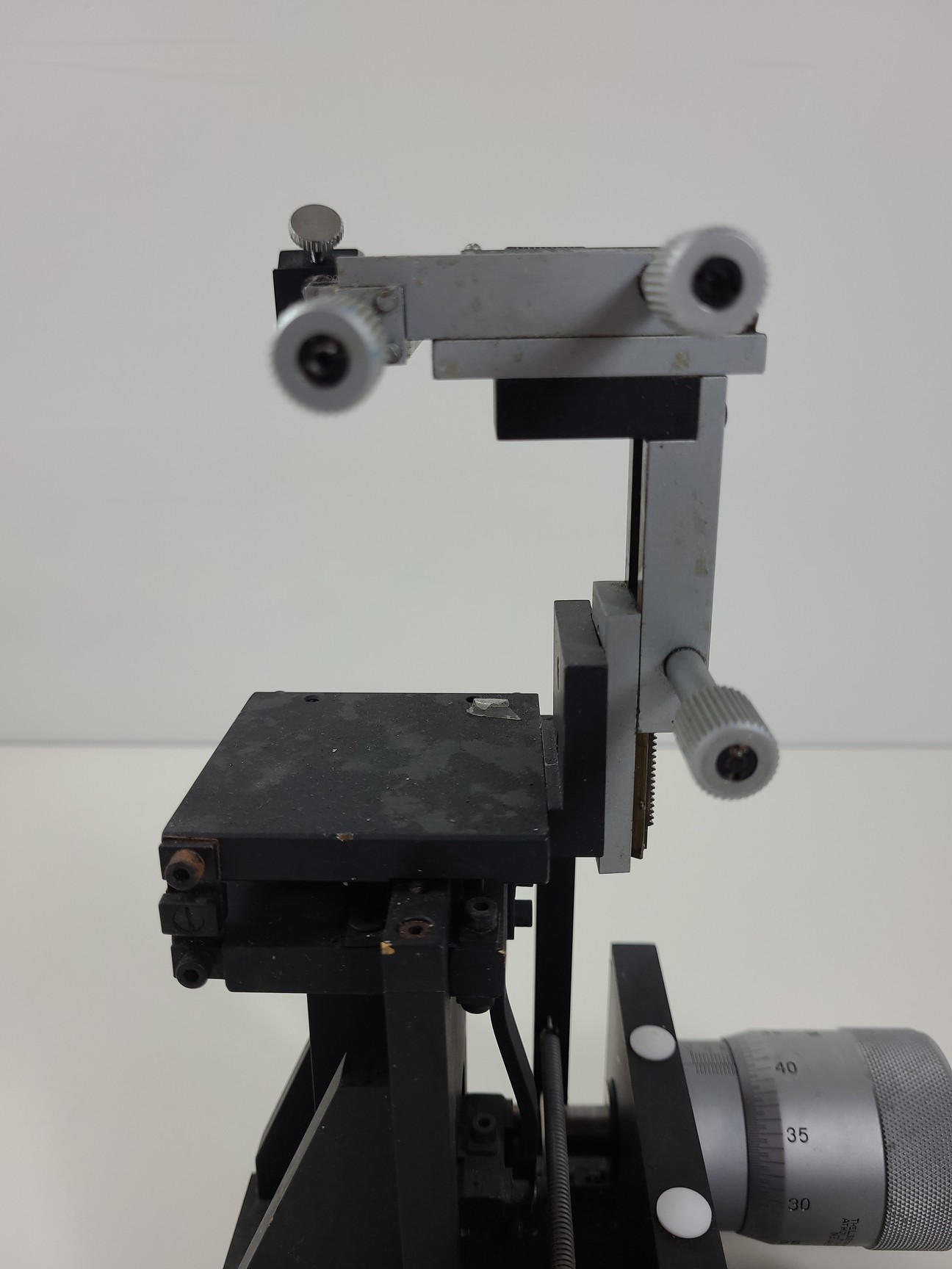 Image of 2 x Micromanipulator Parts The L.S. Starrett Co Athol. Mass. USA. No 465M Lab
