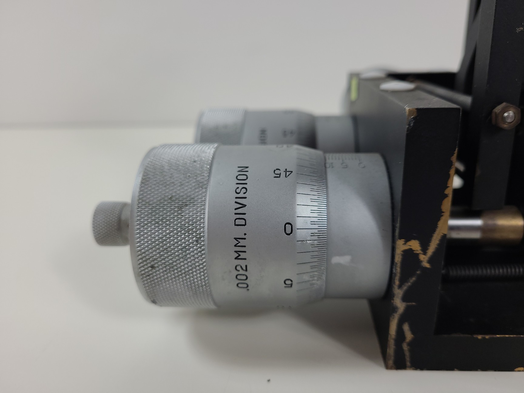 Image of 2 x Micromanipulator Parts The L.S. Starrett Co Athol. Mass. USA. No 465M Lab