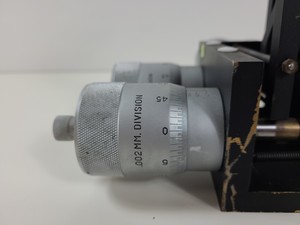 Thumbnail image of 2 x Micromanipulator Parts The L.S. Starrett Co Athol. Mass. USA. No 465M Lab