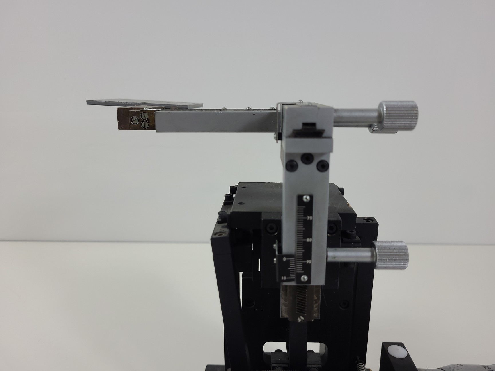 Image of 2 x Micromanipulator Parts The L.S. Starrett Co Athol. Mass. USA. No 465M Lab