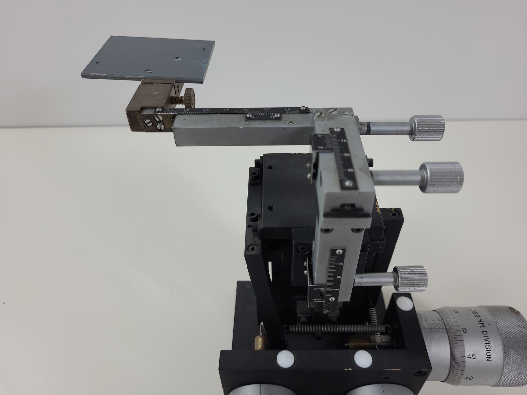 Image of 2 x Micromanipulator Parts The L.S. Starrett Co Athol. Mass. USA. No 465M Lab