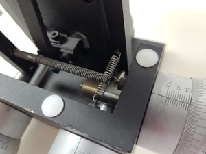 Thumbnail image of 2 x Micromanipulator Parts The L.S. Starrett Co Athol. Mass. USA. No 465M Lab