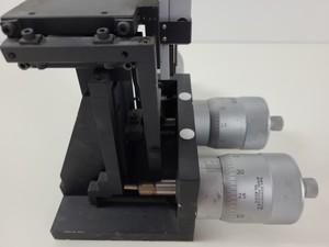 Thumbnail image of 2 x Micromanipulator Parts The L.S. Starrett Co Athol. Mass. USA. No 465M Lab