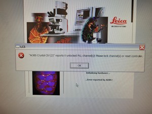 Thumbnail image of Leica TCS SP 2 Confocal Microscope System - PC Comms Fault Lab