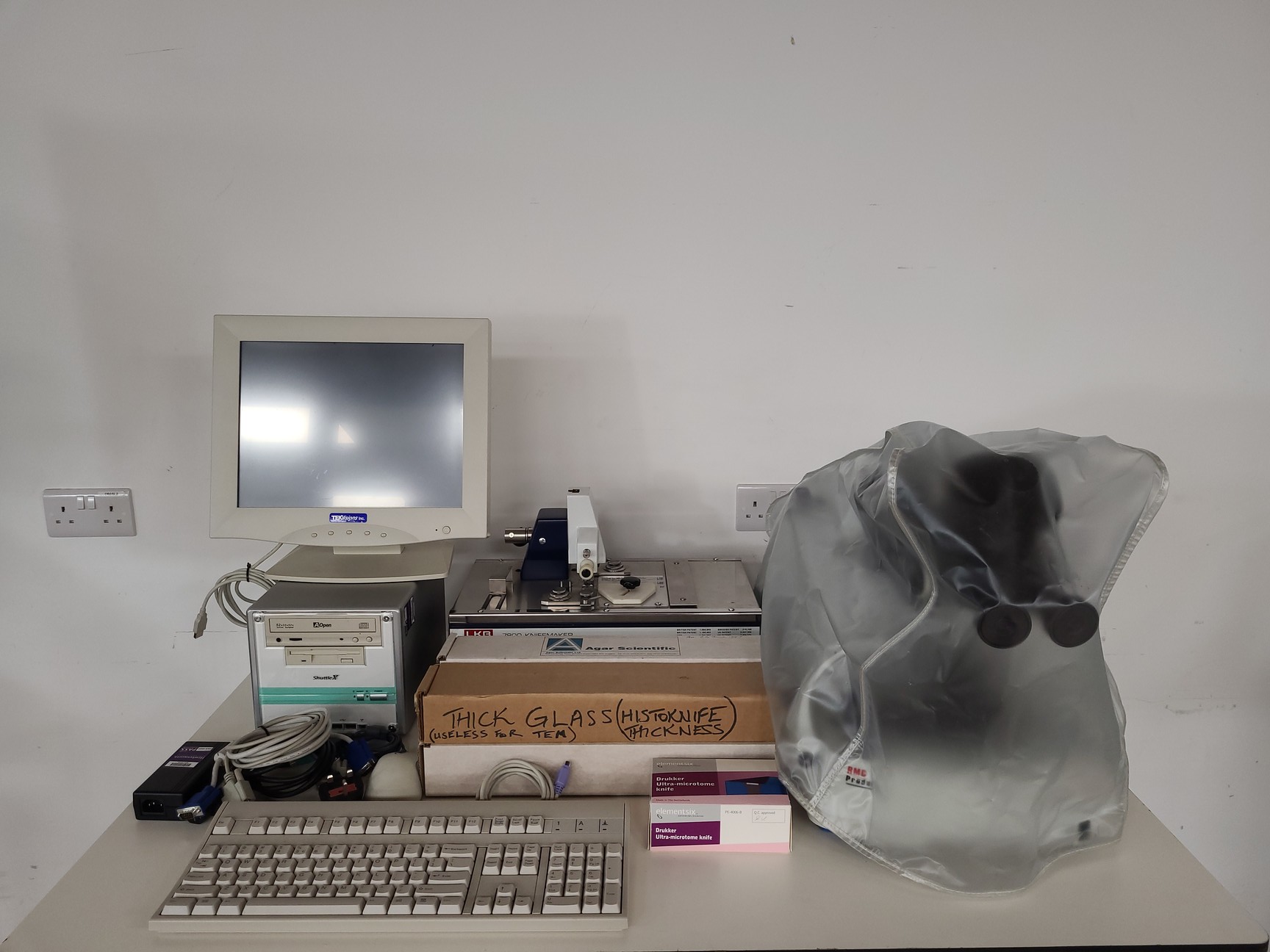 Image of RMC Products PowerTome PC Ultramicrotome + LKB 7800 KnifemakerLab