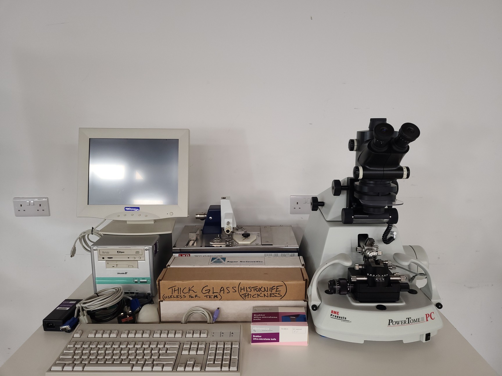 Image of RMC Products PowerTome PC Ultramicrotome + LKB 7800 KnifemakerLab