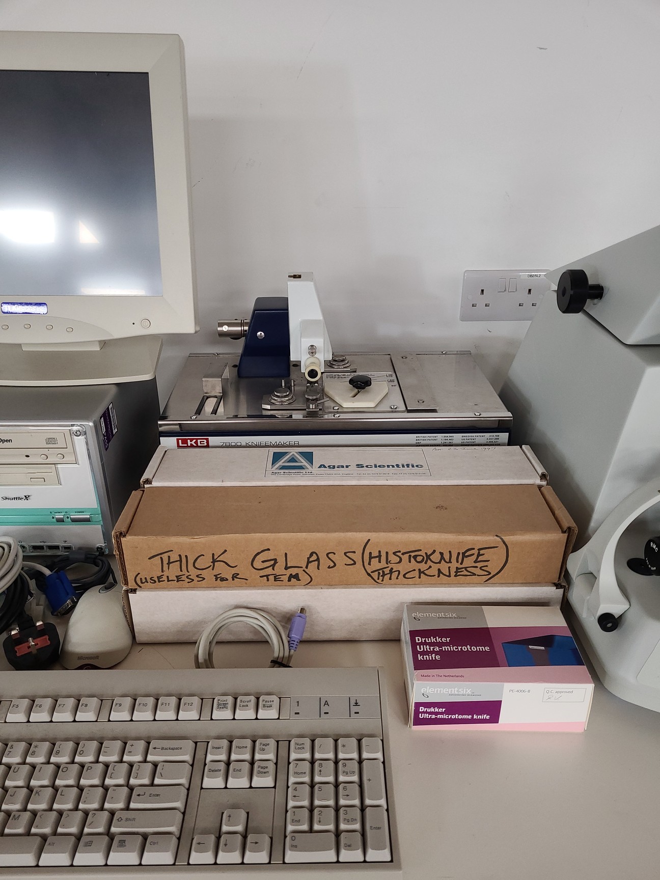 Image of RMC Products PowerTome PC Ultramicrotome + LKB 7800 KnifemakerLab
