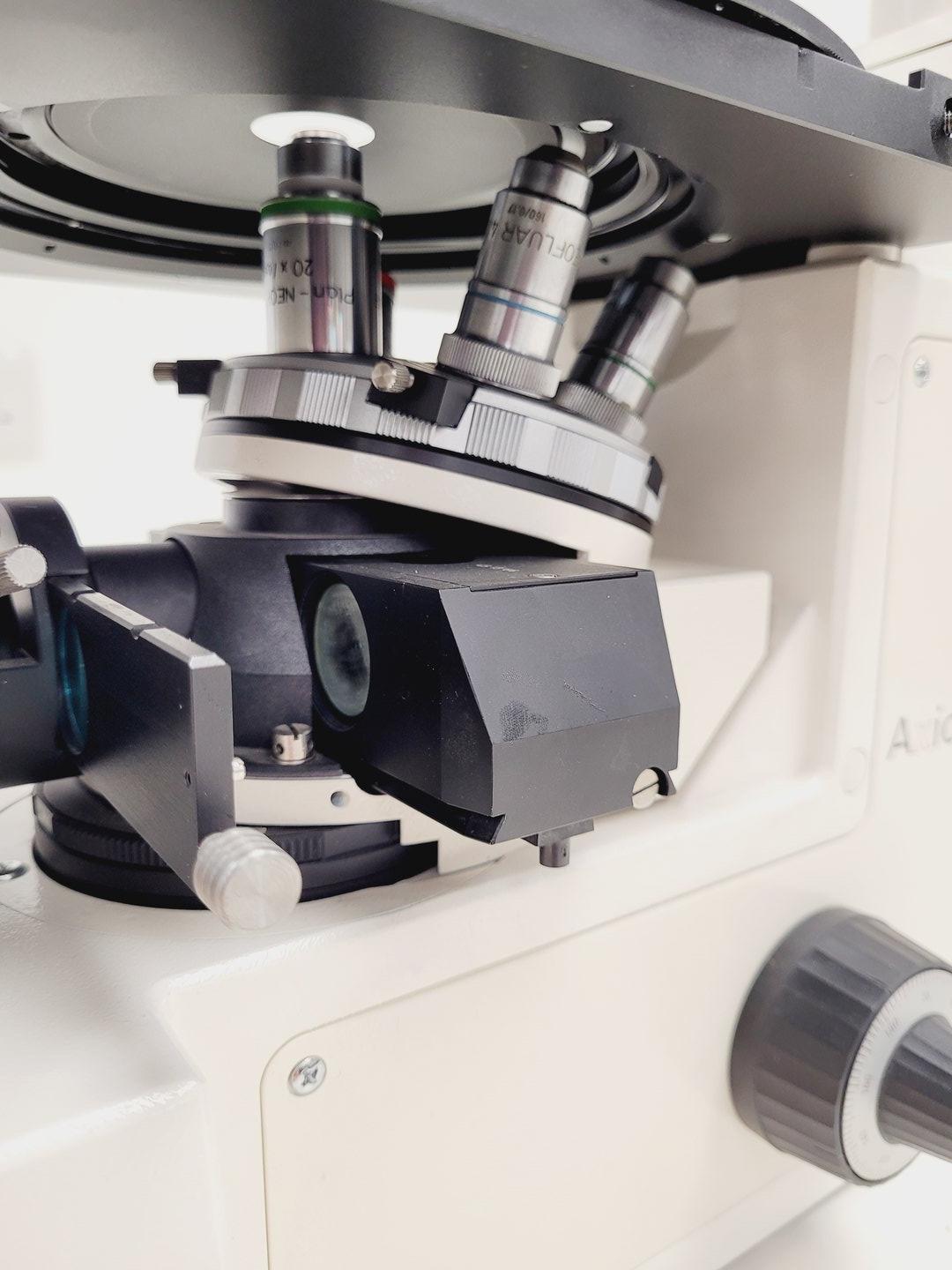 Image of Zeiss Axiovert S100 Inverted Fluorescence Phase Contrast Microscope