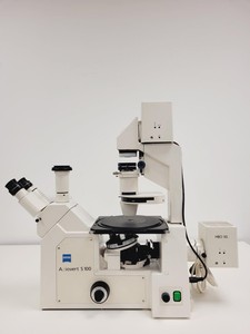 Thumbnail image of Zeiss Axiovert S100 Inverted Fluorescence Phase Contrast Microscope