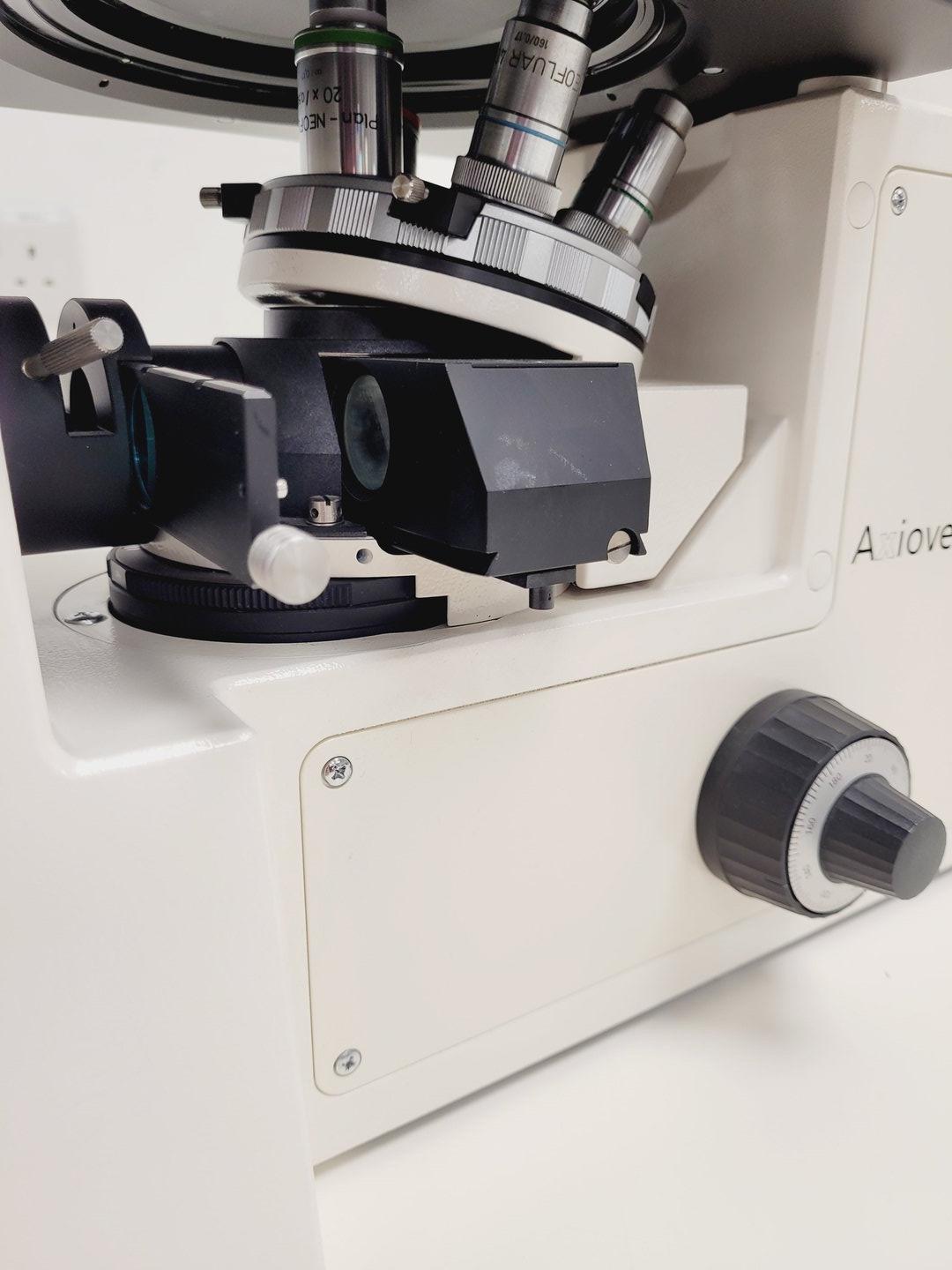 Image of Zeiss Axiovert S100 Inverted Fluorescence Phase Contrast Microscope