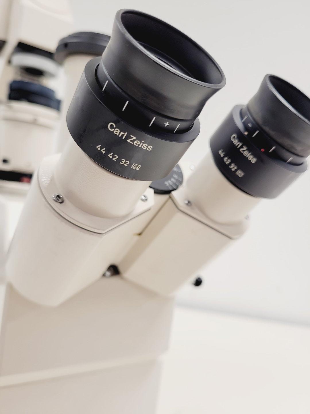 Image of Zeiss Axiovert S100 Inverted Fluorescence Phase Contrast Microscope