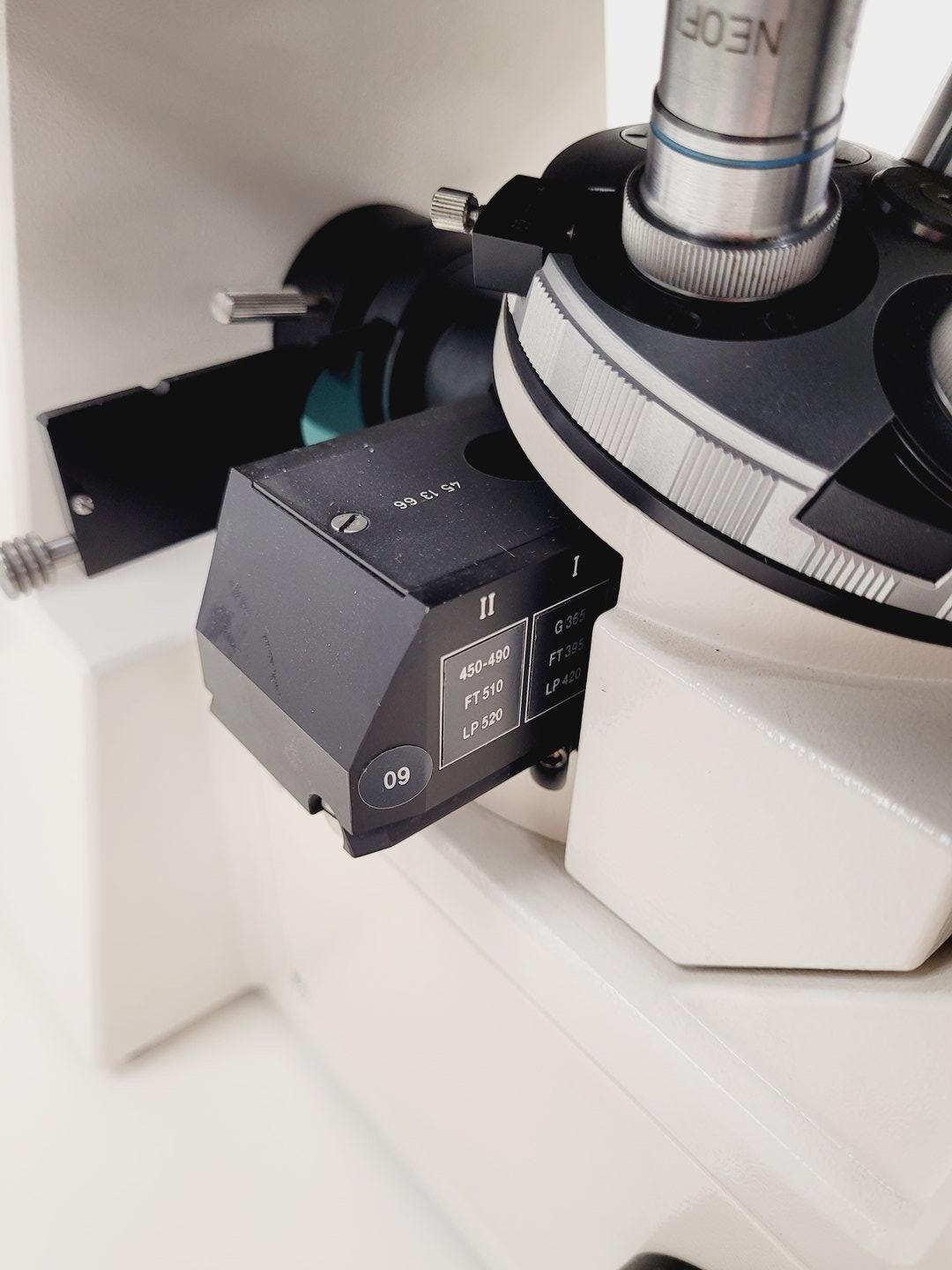 Image of Zeiss Axiovert S100 Inverted Fluorescence Phase Contrast Microscope